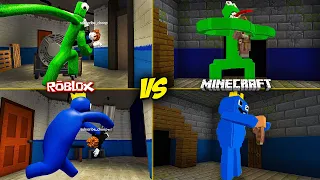 ROBLOX Rainbow Friends ALL JUMPSCARES In Third Person VS Minecraft