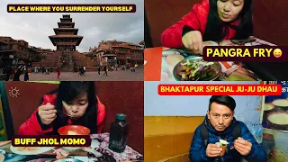 Bhaktapur Tour||Trying Local Newari Cuisine Of Bhaktapur||RJ Sagar