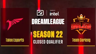 Dota2 - Talon Esports vs Team Darleng - Game 1 - DreamLeague Season 22 - CQ - SEA