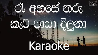 Ra Ahase Tharu Kata Paya Diluna Karaoke (without voice) - රෑ අහසේ තරු කැට පායා දිලුනා