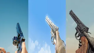 Magnum Revolver Reload Animations In 30 Different Games