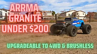 Arrma Granite 4x2 Boost Review - Under $200 best cheap basher?