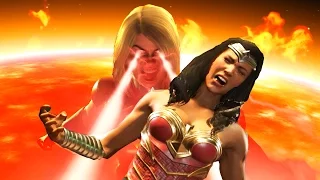 Injustice 2 All Super Moves on Wonder Woman (No HUD) 4K UHD 2160p