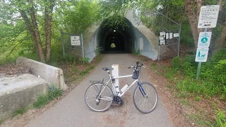 Bruce Freeman Rail Trail Southbound May 2024 Virtual Cycling