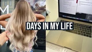 DAYS IN MY LIFE | Friseur, lernen (Fernabitur) & Food haul