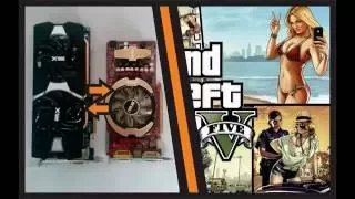 GTA V on 10 year old GPU // ATi HD 3870 (with FPS) // GPU swap // more info in description