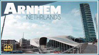 Walking Tour in Arnhem / Netherlands - Centrum - Central Station - Arnhem Centre - UHD 4k  🇳🇱
