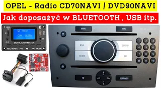 OPEL Cd70Navi / DVD90Navi Jak dołożyć USB i Bluetooth