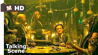 Pirates of Caribbean 2 Hindi Dead Man's Cheast Talking Scene