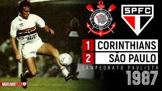 Corinthians 1x2 São Paulo - 1987 - PITA, EDIVALDO, SILAS, LÊ, MULLER E TRICOLOR PÕE UMA MÃO NA TAÇA!