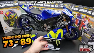 VALENTINO ROSSI Edições 73 - 89 Planeta DeAgostini YZR-M1 Escala 1/4 - MOTO GP / DiegoHDM