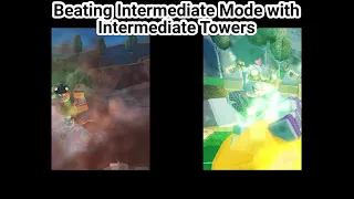 How YOU, As A Beginner Can Beat Intermediate Mode with Intermediate Towers (Tower Defense Simulator)