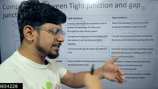 Tight junction vs gap junction | Types of cell junctions