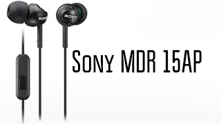 ОБЗОР НА наушники Sony MDR 15AP  НАУШНИКОПРОБЛЕМЫ