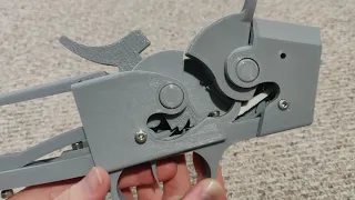 Remington Rolling Block Rifle (Model)- Fires and Ejects - 3D Printed