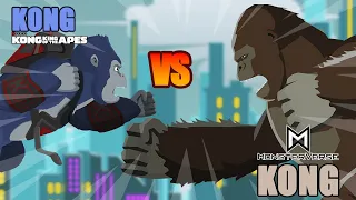 Kong MonsterVerse vs Kong Netflix | Kaiju Animation