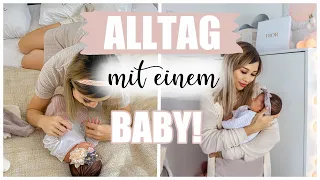 ALLTAG MIT EINEM NEUGEBORENEM BABY! l 2 WOCHEN ALT l Stillen, Makeup etc l #DailyKisu