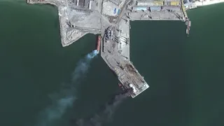 Повна версія відео знищення великого десантного корабля ВМФ РФ "Саратов".