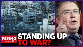 WATCH: Gaza's Shocking DECIMATION On Satellite Pix; Rep Massie STANDS AGAINST War Resolution: Rising