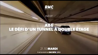 A86, Le défi d’un tunnel à double étage demain à 21h10 sur RMC Découverte !