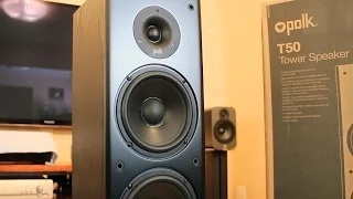 Polk Audio T50 Tower Speakers Sound Demo, Pop 2