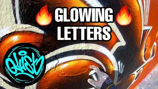 GRAFFITI 🔥FIRE GLOW EFFECT🔥 [EASY technique!]