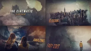 Download Free After Effects Template - Ink Cinematic Slideshow