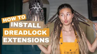 How to install Dreadlock Extensions! Everything you need to know!