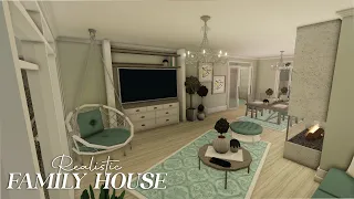 Bloxburg | realistic family house | Speedbuild