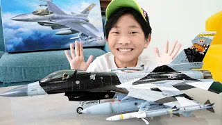 예준이의 비행기 박물관 전투기 장난감 조립놀이 Airplane Toy Assembly with Aircraft Museum