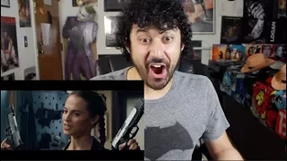 TOMB RAIDER - Official TRAILER #1 REACTION & REVIEW!!!
