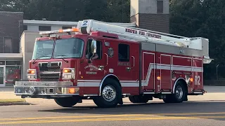 Memphis Fire Department Rescue 2, Engine 29, and Unit 17 Responding from Quarters