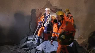 Feier Durchschlag Tunnel Feuerbach - S21 Zufahrt von Norden