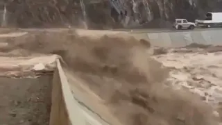 You Won't Believe This Desert Miracle!! Monster Flash Floods In Saudi Arabia