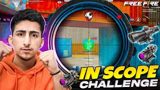 Scope Only Challenge🤣😡In Lone Wolf Funny Challenge - Free Fire India