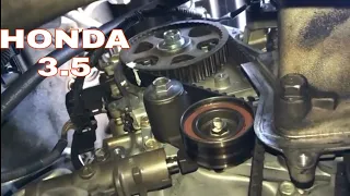 Honda 3.5 cincronia de banda de tiempo y diagrama eléctrico completo !!!