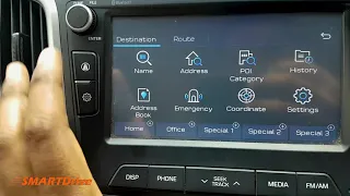 Creta SX GPS : How To Save Home Location | Hyundai On-Board Navigation :SMARTDrive