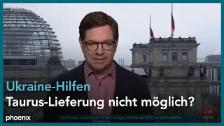 phoenix nachgefragt mit Paul-Anton Krüger zu weiteren Waffenlieferungen an die Ukraine am 11.03.24