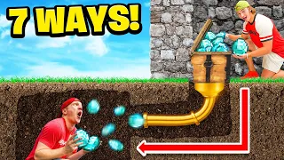 7 Ways To STEAL Your Friends DIAMONDS! IRL Challenge