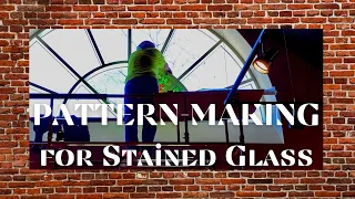 PATTERN-MAKING Oak Tree Stained Glass Window Video #1