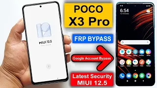 Poco X3 Pro MiUi 12.5 Frp Bypass/Remove Google Account Lock Without PC New Method ✔ | FRP bypass |✔