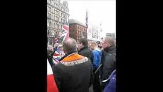 Union flag protest at Belfast city Hall continues (but life in the city carries on as normal)