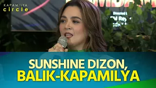 Sunshine Dizon, balik-Kapamilya; masaya sa pagbabalik ng Kapamilya Gold sa hapon