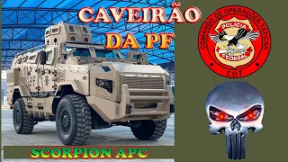 Oito Caveirões da Polícia Federal ZERO BALA ja estão no Brasil! Scorpion APC 4x4 do Streit Group EAU