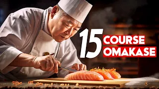 How This Sushi Chef Prepares A 15 Course Omakase