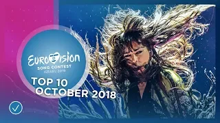 TOP 10: Most watched in October 2018 - Eurovision Song Contest