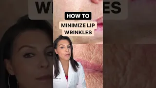 How to minimize lip wrinkles according to a dermatologist #shorts