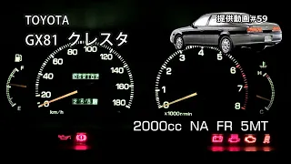 (提供) gx81 クレスタ   フル加速　TOYOTA