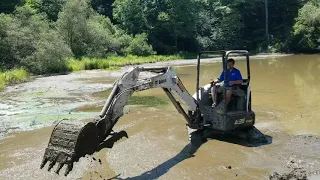 Pond dredging project