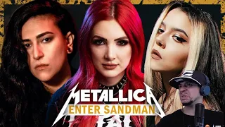 WE "ROCK'N" OUT!!!!! Halocene - Enter Sandman Cover (LIVE REACTION)